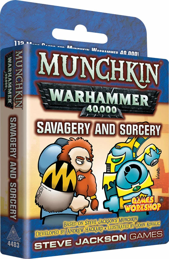 Other Munchkin Warhammer 40,000 - Savagery And Sorcery Expansion 1 Other Munchkin Warhammer 40,000 - Savagery And Sorcery Expansion