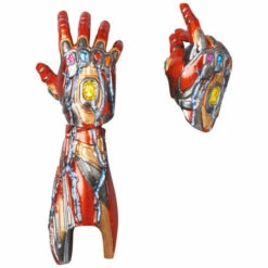Medicom MAFEX No.195 IRON MAN Mark85 BATTLE DAMAGE Ver. "Avengers: Endgame" Action Figure -Bandai Sales Store mafex no000 iron man mark85 battle damage ver avengers endgame action figure 5