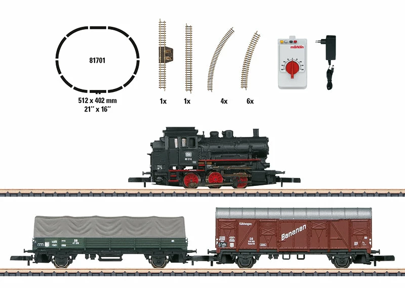 Marklin 81701 Z Scale FreightTrain Starter Set - Standard DC 2 Marklin 81701 Z Scale FreightTrain Starter Set - Standard DC - Image 2