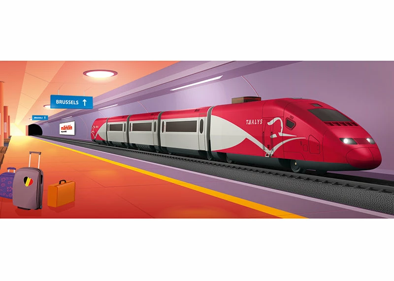 Marklin My World 29338 HO Scale Thalys Starter Set With Sound (Battery Powered) 4 Marklin My World 29338 HO Scale Thalys Starter Set With Sound (Battery Powered) - Image 4