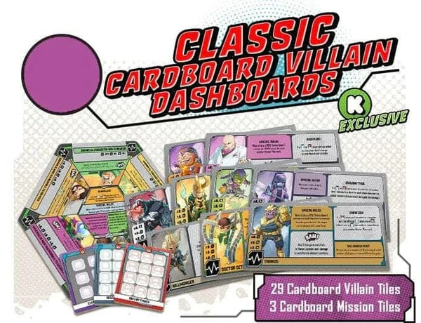 Marvel United Villain Dashboards 1 Marvel United Villain Dashboards