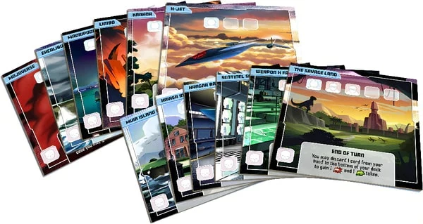 Marvel United X-Men Cardboard Location Tiles 1 Marvel United X-Men Cardboard Location Tiles