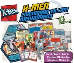 Marvel United X-Men Villain Dashboards