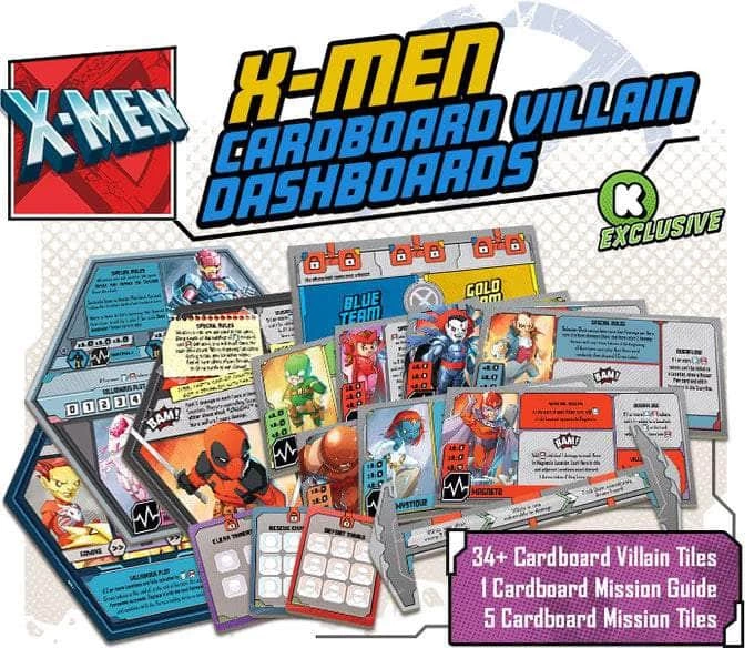 Marvel United X-Men Villain Dashboards 1 Marvel United X-Men Villain Dashboards