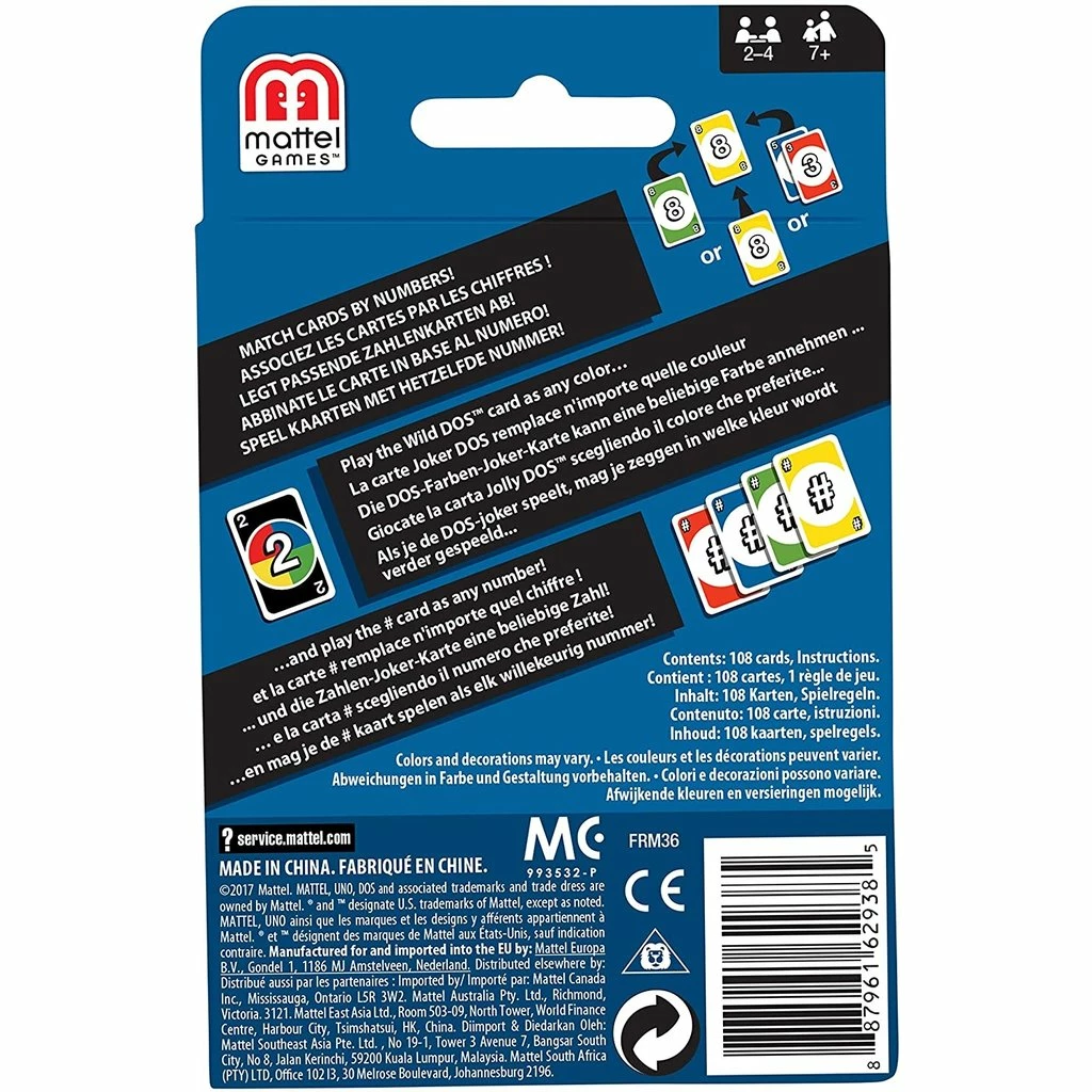 MATTEL DOS CARD GAME 5 MATTEL DOS CARD GAME - Image 5