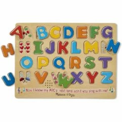 Melissa And Doug ALPHABET SOUND PUZZLE* -Bandai Sales Store melissa and doug alphabet sound puzzle 2