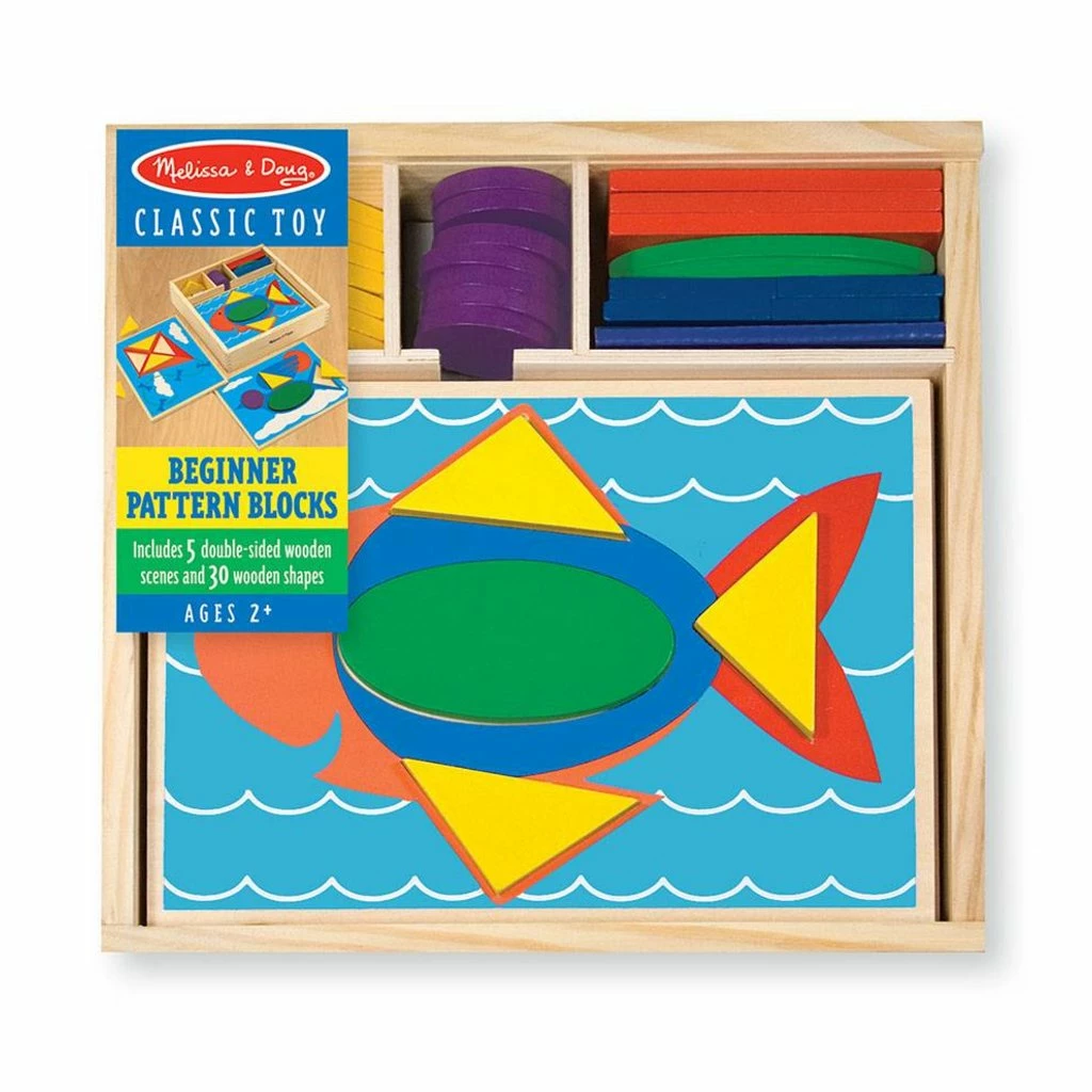Melissa And Doug BEGINNER PATTERN BLOCKS 2 Melissa And Doug BEGINNER PATTERN BLOCKS - Image 2