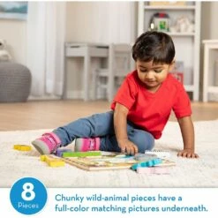 Melissa And Doug CHUNKY PUZZLE -Bandai Sales Store melissa and doug chunky puzzle 6
