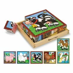 Melissa And Doug FARM CUBE PUZZLE