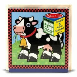 Melissa And Doug FARM CUBE PUZZLE -Bandai Sales Store melissa and doug farm cube puzzle 4