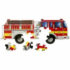 Melissa And Doug FIRE TRUCK 24 PIECE FLOOR PUZZLE -Bandai Sales Store melissa and doug fire truck 24 piece floor puzzle 3