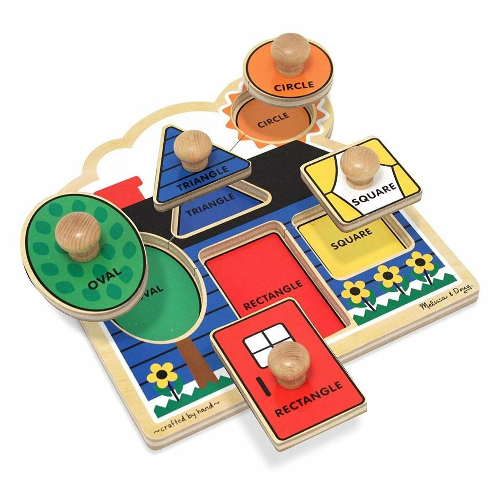 Melissa And Doug FIRST SHAPES JUMBO KNOB 1 Melissa And Doug FIRST SHAPES JUMBO KNOB