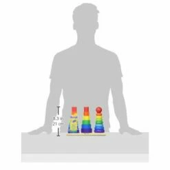 Melissa And Doug GEOMETRIC STACKER 20 Melissa And Doug GEOMETRIC STACKER -Bandai Sales Store melissa and doug geometric stacker 7