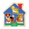 Melissa And Doug HOUSE PETS JUMBO KNOB PUZZLE