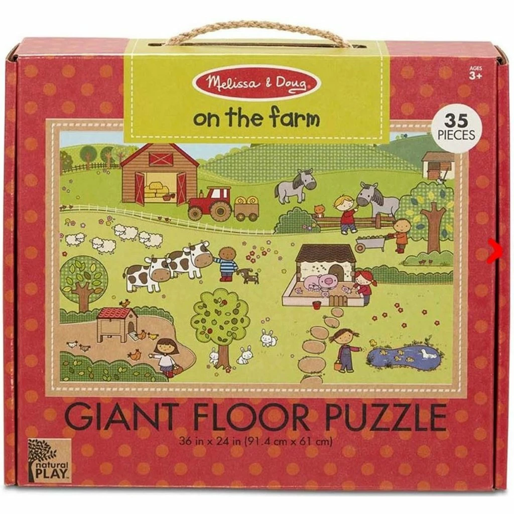 Melissa And Doug ON THE FARM 35 PIECE FLOOR PUZZLE 2 Melissa And Doug ON THE FARM 35 PIECE FLOOR PUZZLE - Image 2