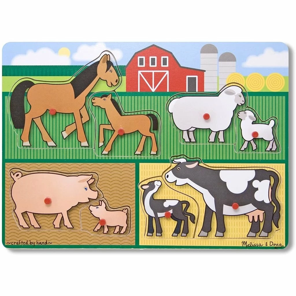 Melissa And Doug PEG PUZZLE FARM 2 Melissa And Doug PEG PUZZLE FARM - Image 2