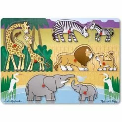 Melissa And Doug PEG PUZZLE SAFARI