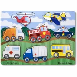 Melissa And Doug PEG PUZZLE VEHICLES