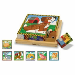 Melissa And Doug PETS CUBE PUZZLE*