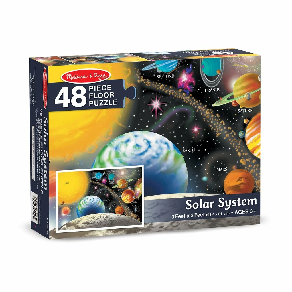 Melissa And Doug SOLAR SYSTEM 48 PIECE FLOOR PUZZLE 2 Melissa And Doug SOLAR SYSTEM 48 PIECE FLOOR PUZZLE - Image 2