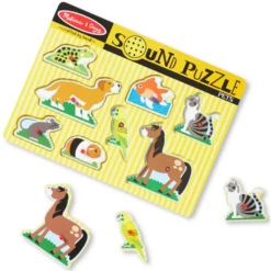 Melissa And Doug SOUND PUZZLE PETS -Bandai Sales Store melissa and doug sound puzzle pets 2