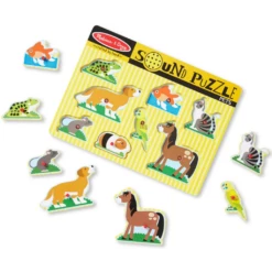Melissa And Doug SOUND PUZZLE PETS -Bandai Sales Store melissa and doug sound puzzle pets 4