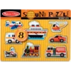 Melissa And Doug SOUND PUZZLE VEHICLES