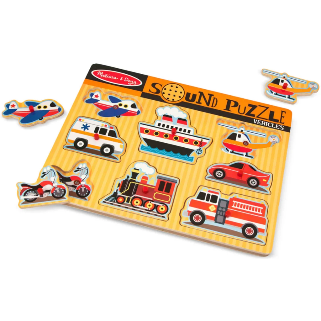 Melissa And Doug SOUND PUZZLE VEHICLES 5 Melissa And Doug SOUND PUZZLE VEHICLES - Image 5