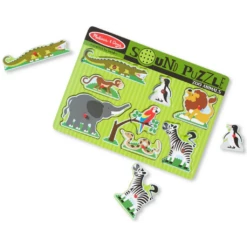 Melissa And Doug SOUND PUZZLE ZOO ANIMALS 10 Melissa And Doug SOUND PUZZLE ZOO ANIMALS -Bandai Sales Store melissa and doug sound puzzle zoo animals 2
