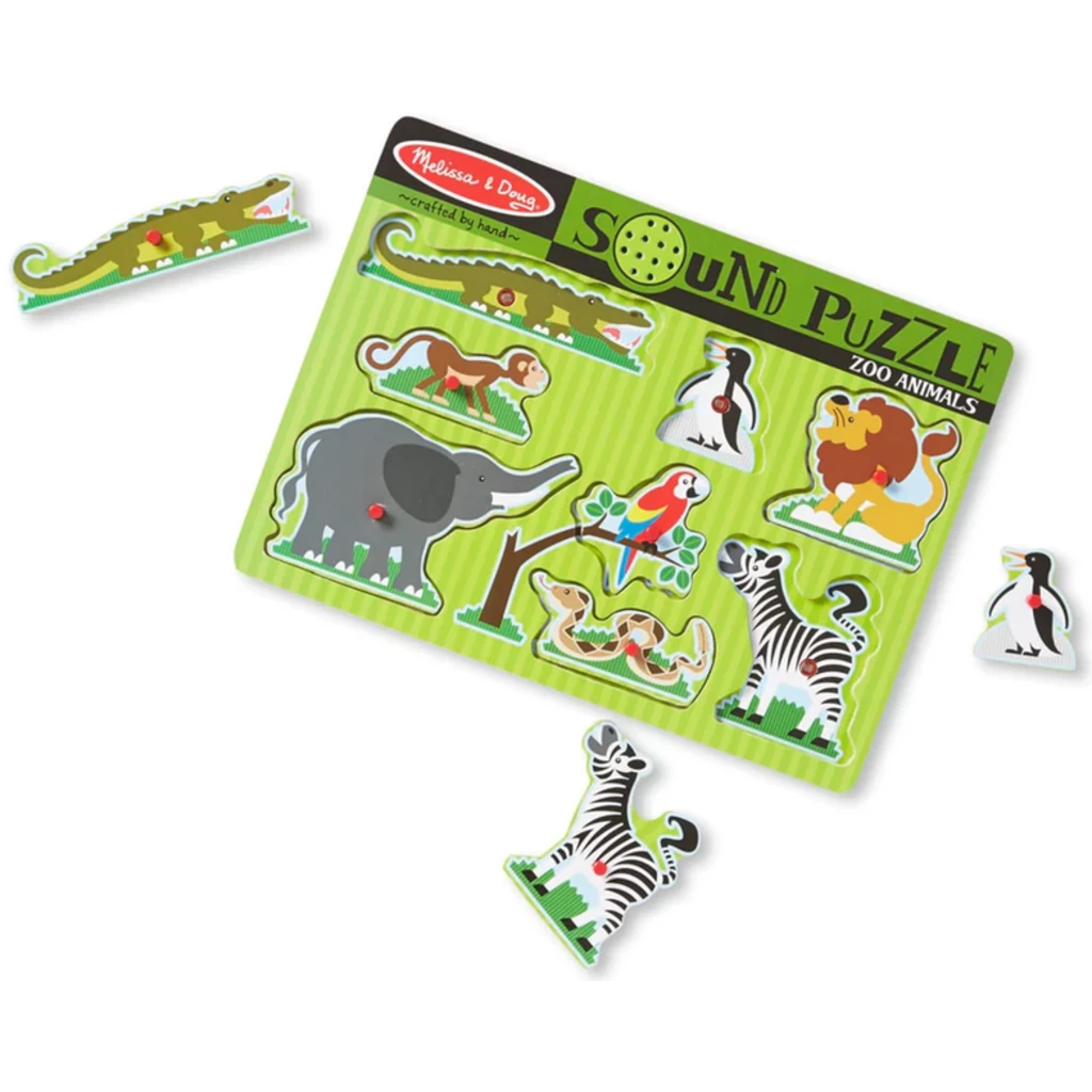 Melissa And Doug SOUND PUZZLE ZOO ANIMALS 3 Melissa And Doug SOUND PUZZLE ZOO ANIMALS - Image 3