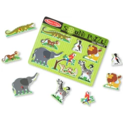 Melissa And Doug SOUND PUZZLE ZOO ANIMALS 12 Melissa And Doug SOUND PUZZLE ZOO ANIMALS -Bandai Sales Store melissa and doug sound puzzle zoo animals 4
