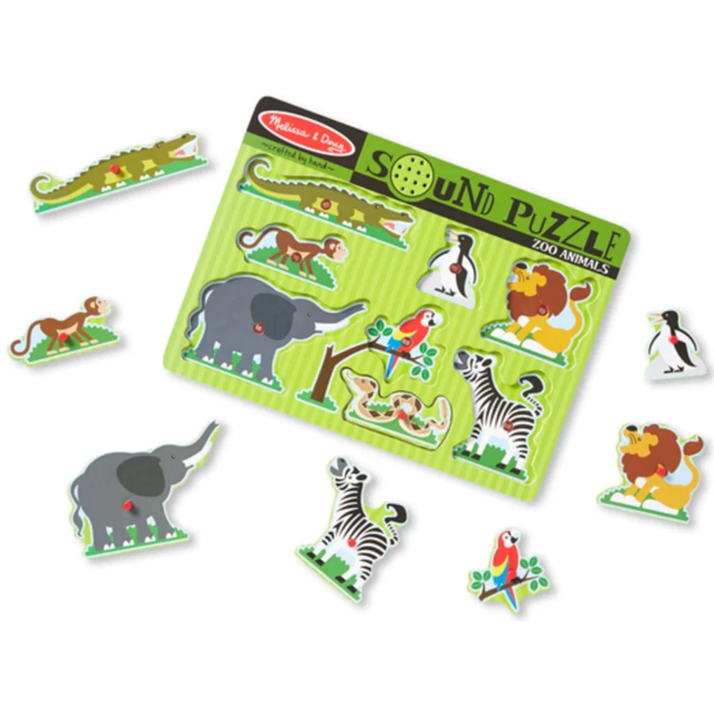 Melissa And Doug SOUND PUZZLE ZOO ANIMALS 5 Melissa And Doug SOUND PUZZLE ZOO ANIMALS - Image 5