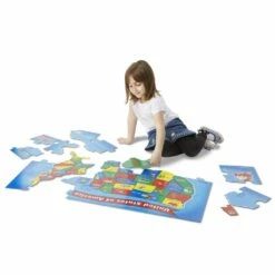 Melissa And Doug USA MAP FLOOR PUZZLE