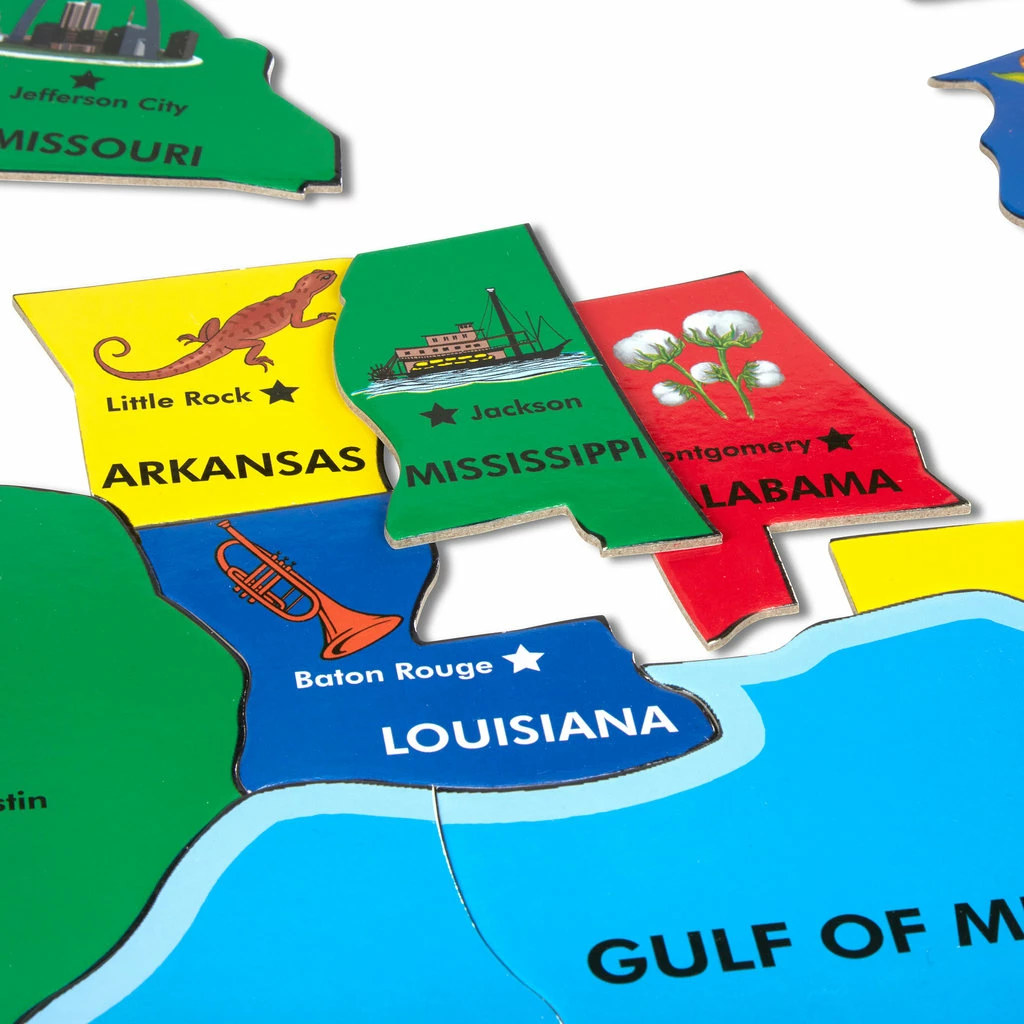 Melissa And Doug USA MAP FLOOR PUZZLE 5 Melissa And Doug USA MAP FLOOR PUZZLE - Image 5