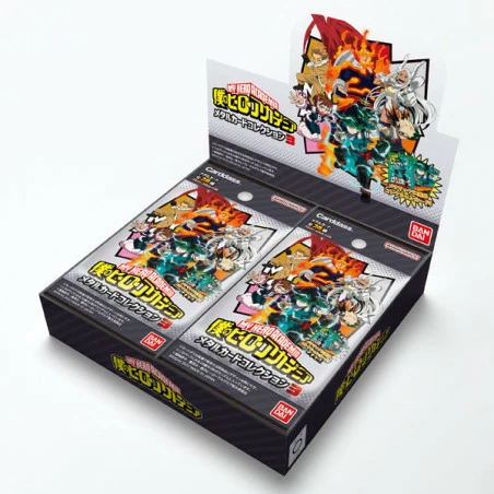 Bandai Metal Card Collection 3 My Hero Academia 20 Pack BOX 1 Bandai Metal Card Collection 3 My Hero Academia 20 Pack BOX