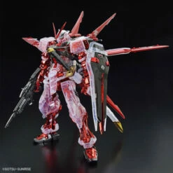 Bandai MG 1/100 Gundam Base Limited Gundam Astray Red Frame Flight Unit Plating Frame/Clear Color