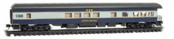 Micro-trains 144 00 850 N Scale Heavyweight Business Observation Car CSX Alfred E. Perlman