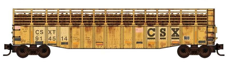 Micro-Trains (993 02 100) CSX Tie Loader 3 Pack - NOS 1 Micro-Trains (993 02 100) CSX Tie Loader 3 Pack - NOS