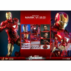 Hot Toys Movie Masterpiece DIECAST Iron Man Mark. 6 (Version 2.0) The Avengers 1/6 Scale -Bandai Sales Store movie masterpiece diecast iron man mark 6 version 20 the avengers 16 scale 2