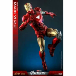 Hot Toys Movie Masterpiece DIECAST Iron Man Mark. 6 (Version 2.0) The Avengers 1/6 Scale