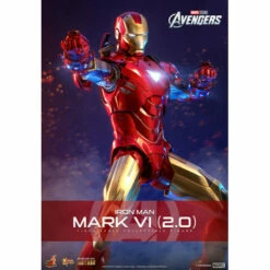 Hot Toys Movie Masterpiece DIECAST Iron Man Mark. 6 (Version 2.0) The Avengers 1/6 Scale -Bandai Sales Store movie masterpiece diecast iron man mark 6 version 20 the avengers 16 scale 4
