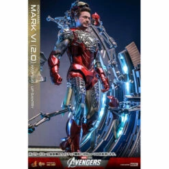 Hot Toys Movie Masterpiece DIECAST Iron Man Mark. 6 (Version 2.0) The Avengers With Suit-Up Gantry 1/6 Scale -Bandai Sales Store movie masterpiece diecast iron man mark 6 version 20 the avengers with suit up gantry 16 scale 4
