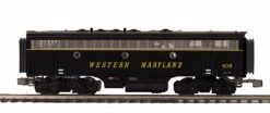 MTH Premier 20-21803-3 O Scale EMD F7A Diesel Western Maryland WM 409 (Non-Powered)