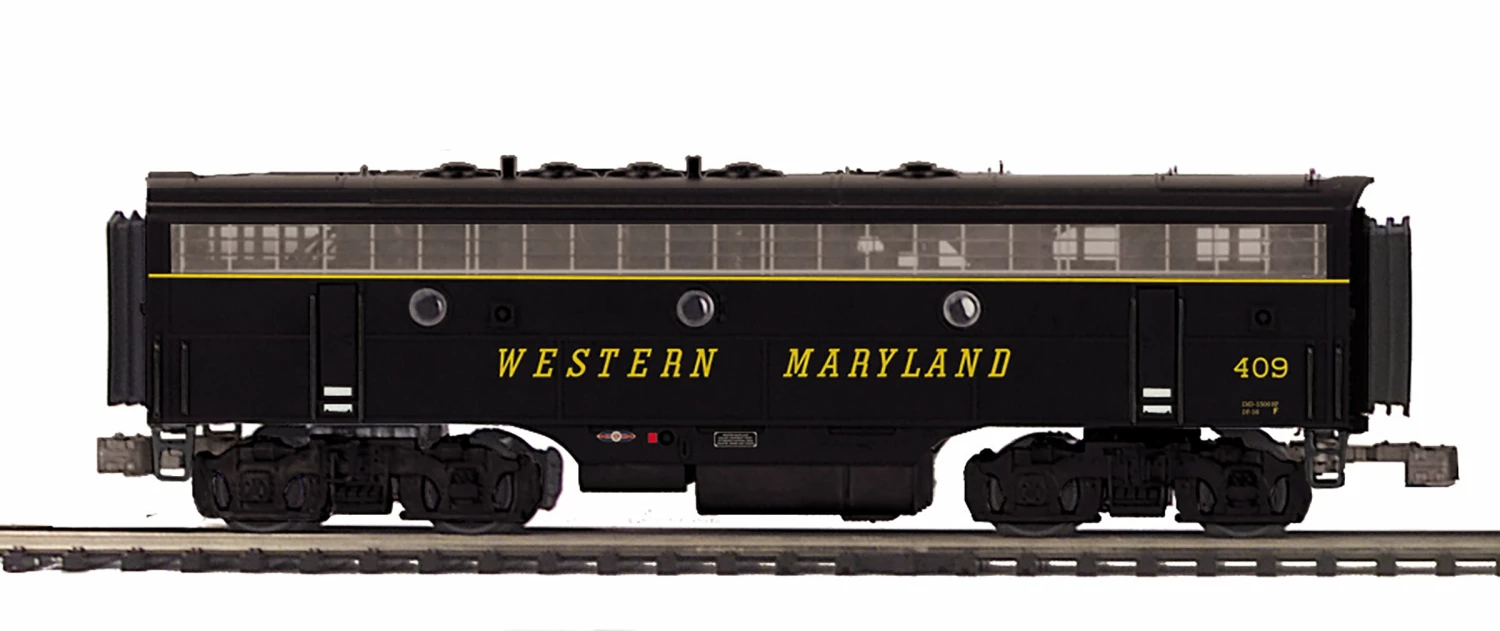 MTH Premier 20-21803-3 O Scale EMD F7A Diesel Western Maryland WM 409 (Non-Powered) 1 MTH Premier 20-21803-3 O Scale EMD F7A Diesel Western Maryland WM 409 (Non-Powered)