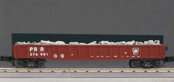 MTH RailKing 30-7007C O Gauge Gondola With Junk Load Pennsylvania PRR 376901 - NOS