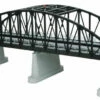 MTH 40-1125 O Gauge RealTrax Double Track Steel Arch Bridge - Black