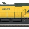 MTH 80-2294-1 HO Scale GE Dash 9-44CW Diesel Locomotive C&NW #8669 [Proto Sound 3 DCC & Sound]