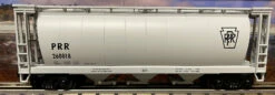 MTH Premier 20-90018e O Scale3 Bay Cylindrical Hopper Car Pennsylvania PRR 260018 - NOS