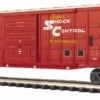 MTH Premier 20-93986 O Scale 50' Waffle Boxcar Santa Fe "Super Shock Control" ATSF