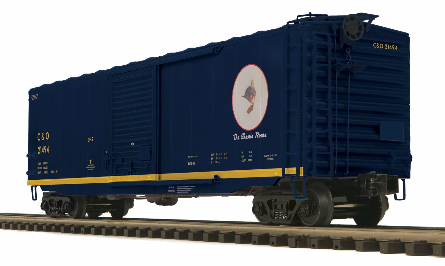 MTH Premier 20-99382 O Scale 50' PS-1 Boxcar Chesapeake & Ohio C&O 21494 2 MTH Premier 20-99382 O Scale 50' PS-1 Boxcar Chesapeake & Ohio C&O 21494 - Image 2